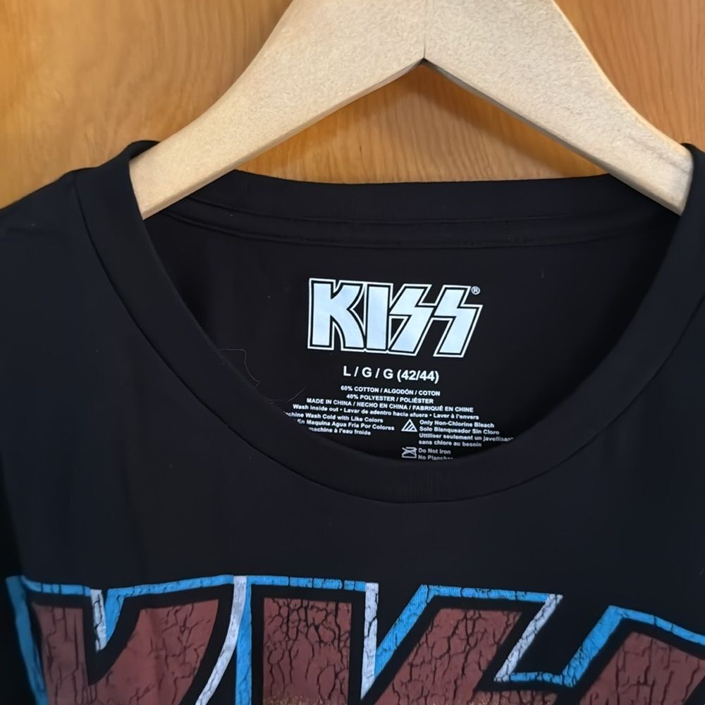 Kiss Tshirt Mens Large Black - Picture 3 of 3